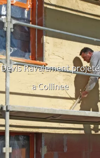 Devis Ravalement projeté a Collinee