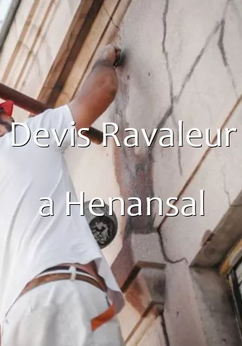 Devis Ravaleur a Henansal