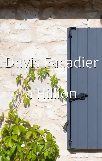 Devis Façadier a Hillion