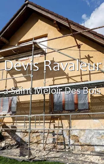 Devis Ravaleur a Saint Meloir Des Bois