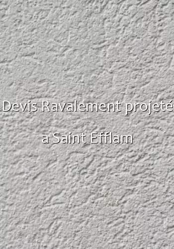 Devis Ravalement projeté a Saint Efflam